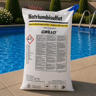 Засіб для зниження рівня pH Crystal Pool pH Minus, 25 кг 01125 фото