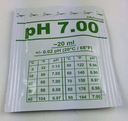 Рідина калібрування pH тестер Water-i.d FT11 (pH 7) 20 мл EMpHbuf700-20 фото