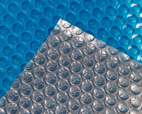 Aquajoy Platinum Bubbles солярне покриття для басейну, 500 мікрон, ширина 7,5 м 42275 фото