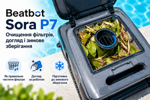 Beatbot Sora P7: очистка фильтров, уход и зимнее хранение фото