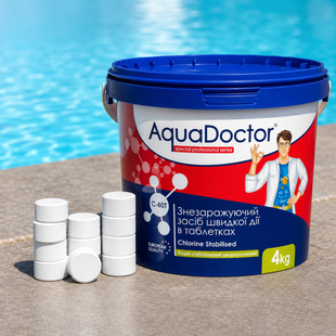 Шок-хлор таблетки AquaDoctor C-60T (20 гр), 4 кг 17451 фото