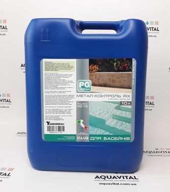 Препарат для удаления металлов и снижения жесткости воды Barchemicals PG-15 Control Metal Rx, 10 л PG-15.10 фото