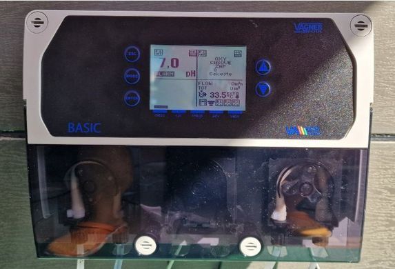 Vagner Swimming Pool Basic pH / Rx (1,5 л/год), Wi-Fi вимірювально-дозуюча станція для басейну 9202061NK фото