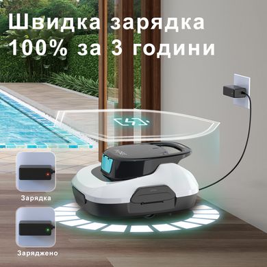 Aiper Scuba SE White беспроводной робот-пылесос для бассейна X1 White фото