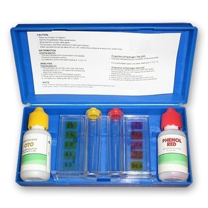 Тестерная аптечка с капельными тестами (свободный хлор и pH) BD0929 фото