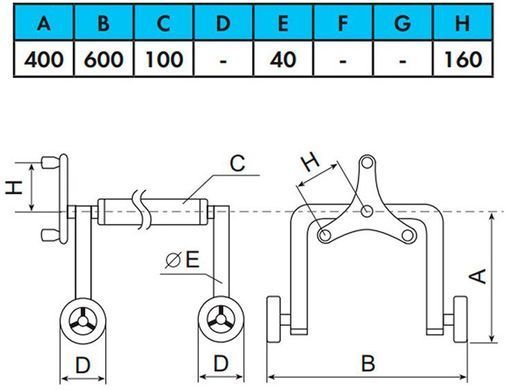Vagner Pool Jumbo 4WD 6,4 &ndash; 8,6 м ролета навивочная мобильная 6025286 фото