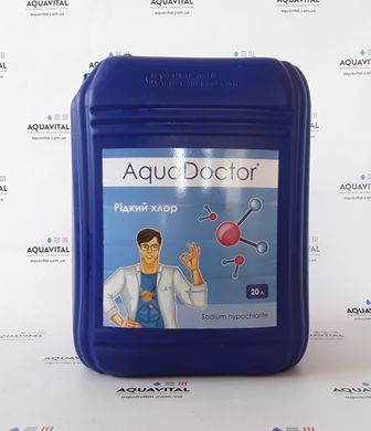 Рідкий хлор AquaDoctor C-15L, 20 л 17943del фото
