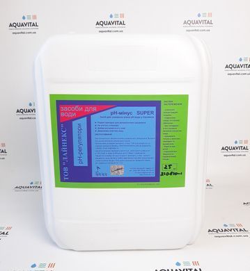 Жидкое средство для снижения уровня pH Linex pH-Minus Super, 25 кг 0811025 фото