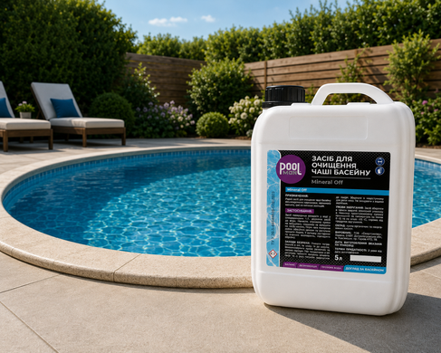 Средство для очистки чаши Poolman Mineral Off, 5 л А30120 фото