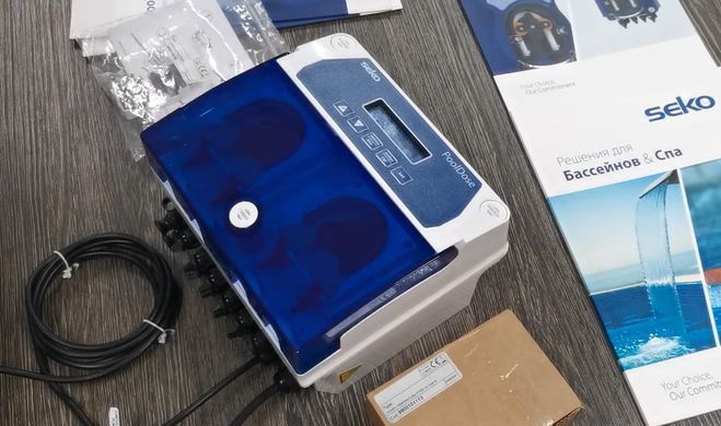 Seko PoolDose Double SPA pH / Rx (0,4 л/ч), Wi-Fi измерительно-дозирующая станция для бассейна и СПА PDPR1H04AW00 фото