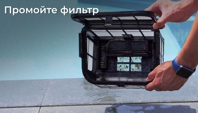 Aquaviva 7320 Black Pearl робот-пылесос для бассейна (с щётками для очистки углов) 21628 фото