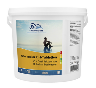 Шок-хлор таблетки Chemoform CH-Tabletten (гипохлорит кальция), 5 кг 0402005CH фото