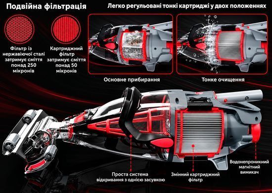 Kokido Voltera 75 ручной пылесос для бассейна 28853 фото