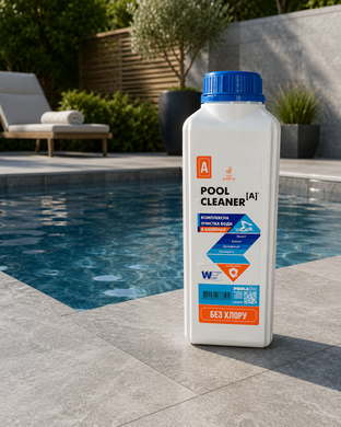 Бесхлорный многофункциональный препарат для обработки воды Pool Cleaner A, 1 л POOL_A фото