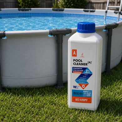Бесхлорный многофункциональный препарат для обработки воды Pool Cleaner A, 1 л POOL_A фото