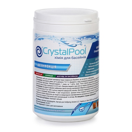 Шок-хлор гранулы Crystal Pool Dry Chlorine Granules, 1 кг 02701 фото