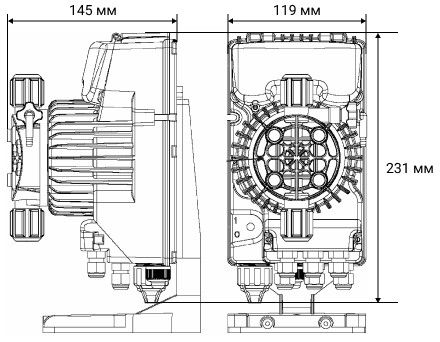 Aquaviva APG800 Universal (0,1 - 18 л/ч) мембранный насос-дозатор для бассейна 19522 фото