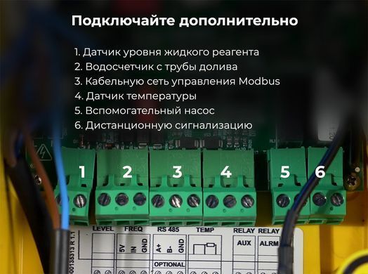 Aquaviva SMV Smart Plus для Rx (1,6 л/год) перистальтичний насос-дозатор для басейну 25768 фото