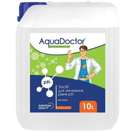 Жидкое средство для снижения уровня pH AquaDoctor pH Minus (серная 35%), 20 л 17453 фото