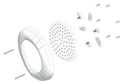 Прожектор светодиодный накладной PG-051153 SlimLED 252LED RGB (цветной), 35 Вт PG-051153 фото