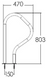 Поручень Emaux ARB-F (AISI 316) 7203 фото 2