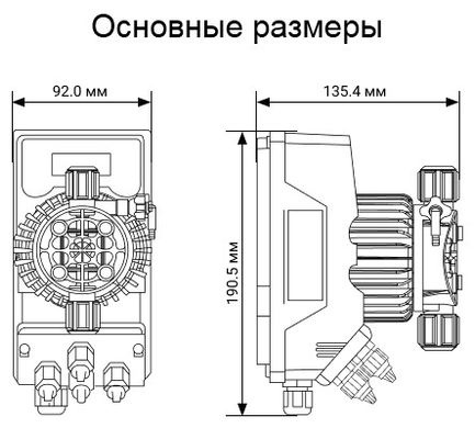 Aquaviva DPT200 Universal (14 л/ч) мембранный насос-дозатор для бассейна 26353 фото