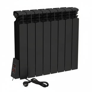 Електричний радіатор Flyme Elite Black 8L EF-RE-8RL фото