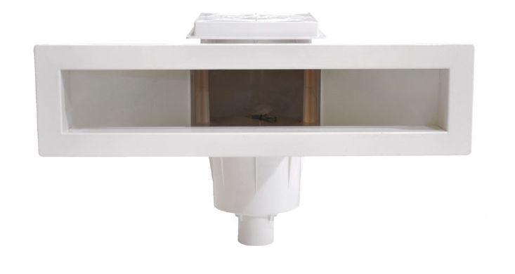 Gemas PG-04225BFW Mirror дзеркальний скімер для басейну, під бетон / лайнер, латунні вставки PG-04225BFW фото