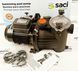 Saci Optima 100T, 15.3 м&sup3;/ч насос для бассейна (380В) 36106043 фото 2