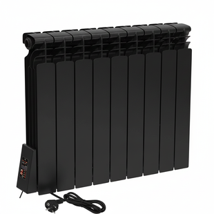 Електричний радіатор Flyme Elite Black 9L EF-RE-9RL фото