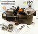 Saci Optima 150T, 15.9 м&sup3;/год насос для басейну (380В) 36106053 фото 2