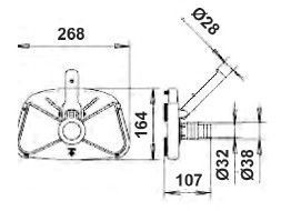 Щетка для дна Peraqua Standart (PA170241) PA170241 фото