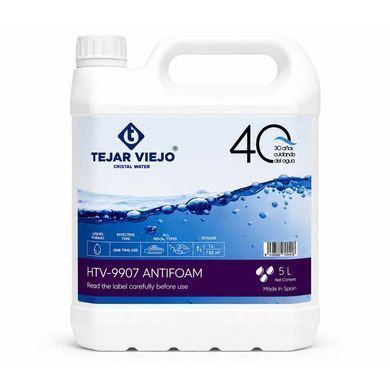 Антипена для басейнів та SPA Tejar Viejo HTV-9907 Antifoam, 5 л PQ1308HTV00005 фото