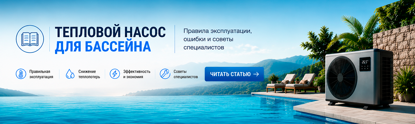 Тепловой насос для бассейна — правила эксплуатации, ошибки и советы специалистов