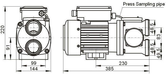 Aquaviva LX XDA150M, 18 м&sup3;/год насос для басейну 19440 фото