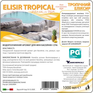 Аромат Elisir тропический аромат для бассейна или СПА, 1 л 220628004 фото