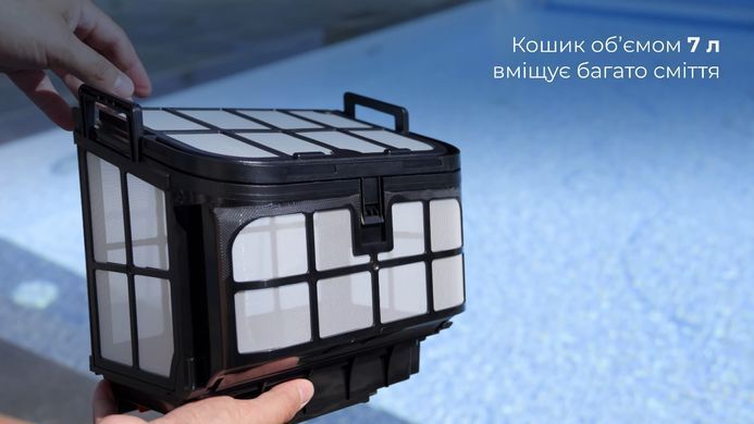 Aquaviva 7320-HT Black Pearl робот-пылесос для бассейна (с щётками для очистки углов) 34163 фото