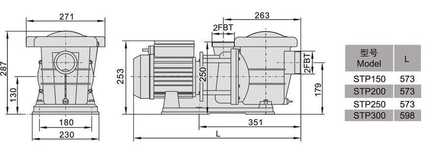 Aquaviva LX STP200T, 24 м&sup3;/ч, насос для бассейна (380В) 15070 фото