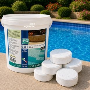 Мульти-таблетки 5в1 Barchemicals PG-48 (200 гр), 5 кг PG-48.5 фото