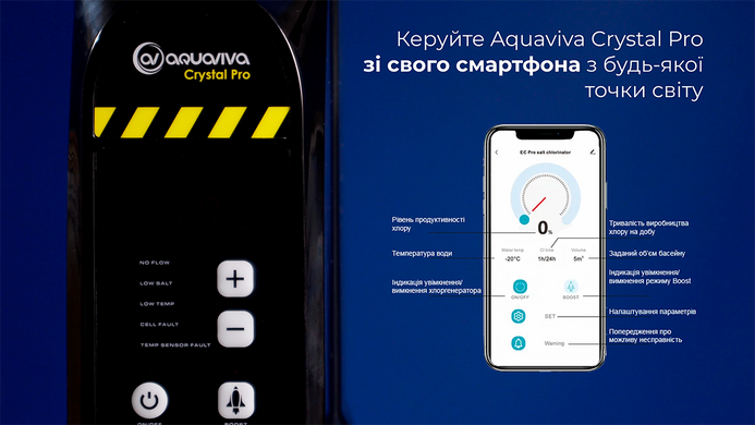 Aquaviva Crystal Pro (4 гр/ч) хлоргенератор для бассейна 36112 фото