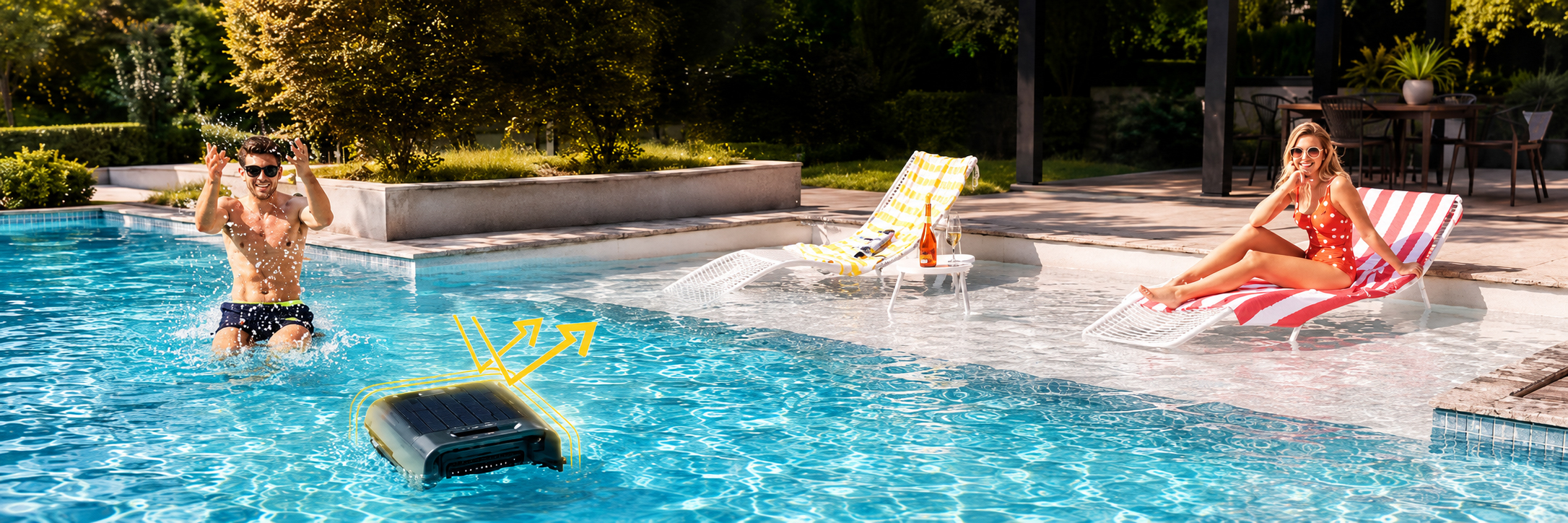 Aiper EcoSurfer S2 — корпус для работы под солнцем и в обработанной воде