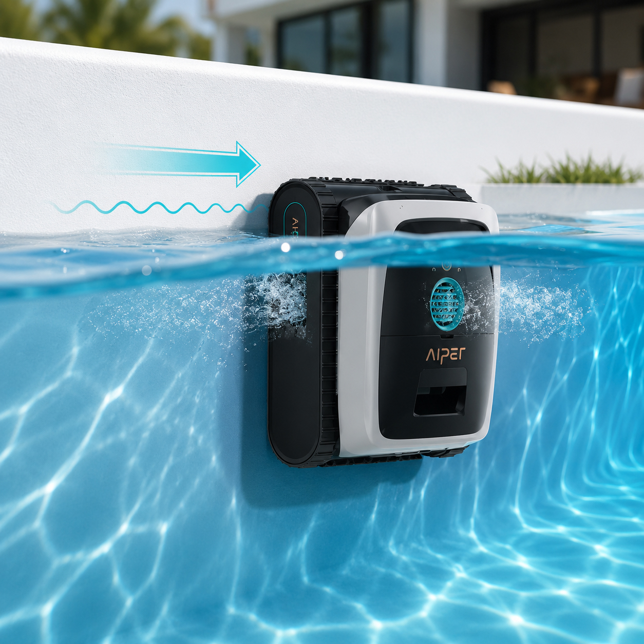 Aiper Scuba N3 очищає ватерлінію за допомогою JetAssist