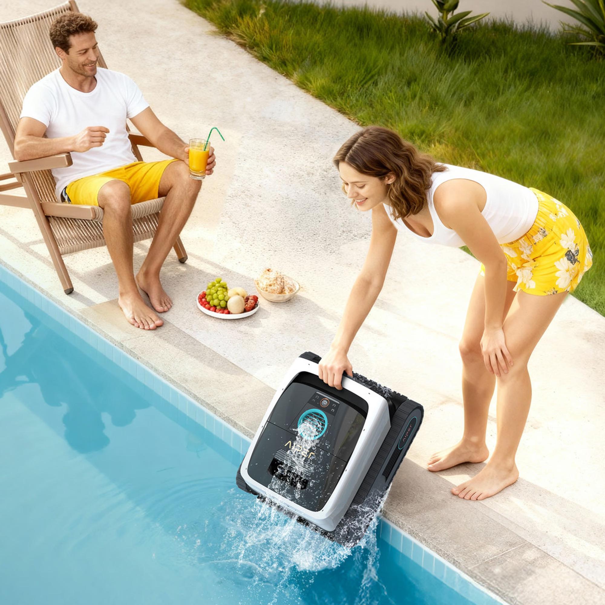 Робот-пилосос Aiper Scuba N3 для комплексного очищення басейну