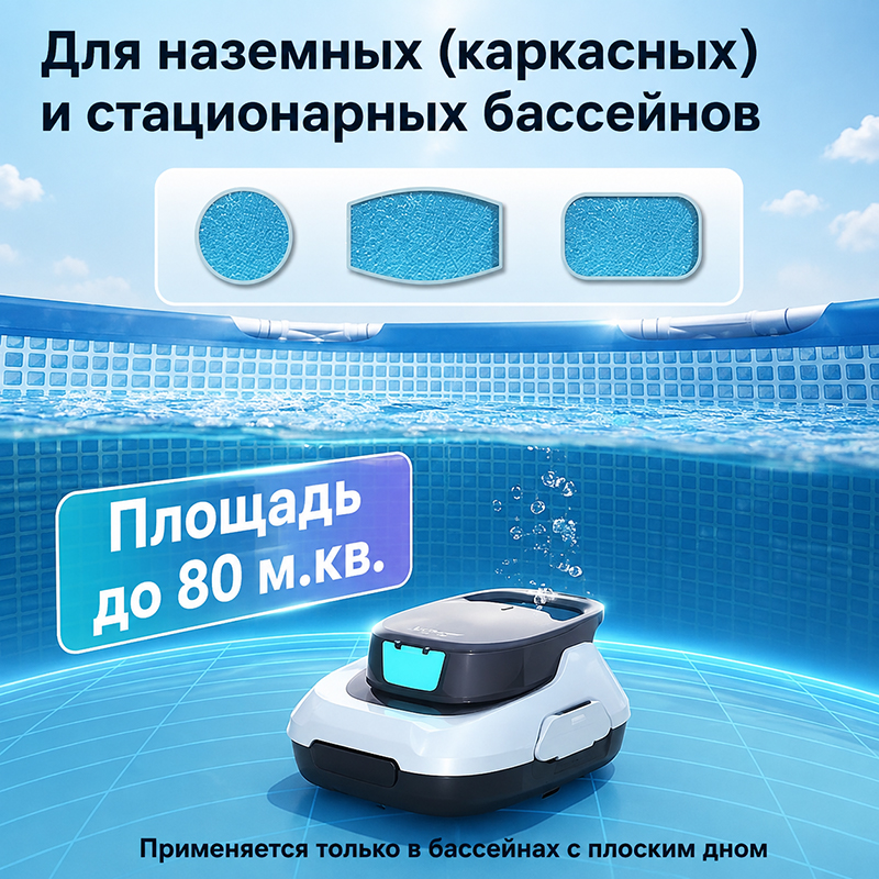 Aiper Scuba SE Grey для плоского дна