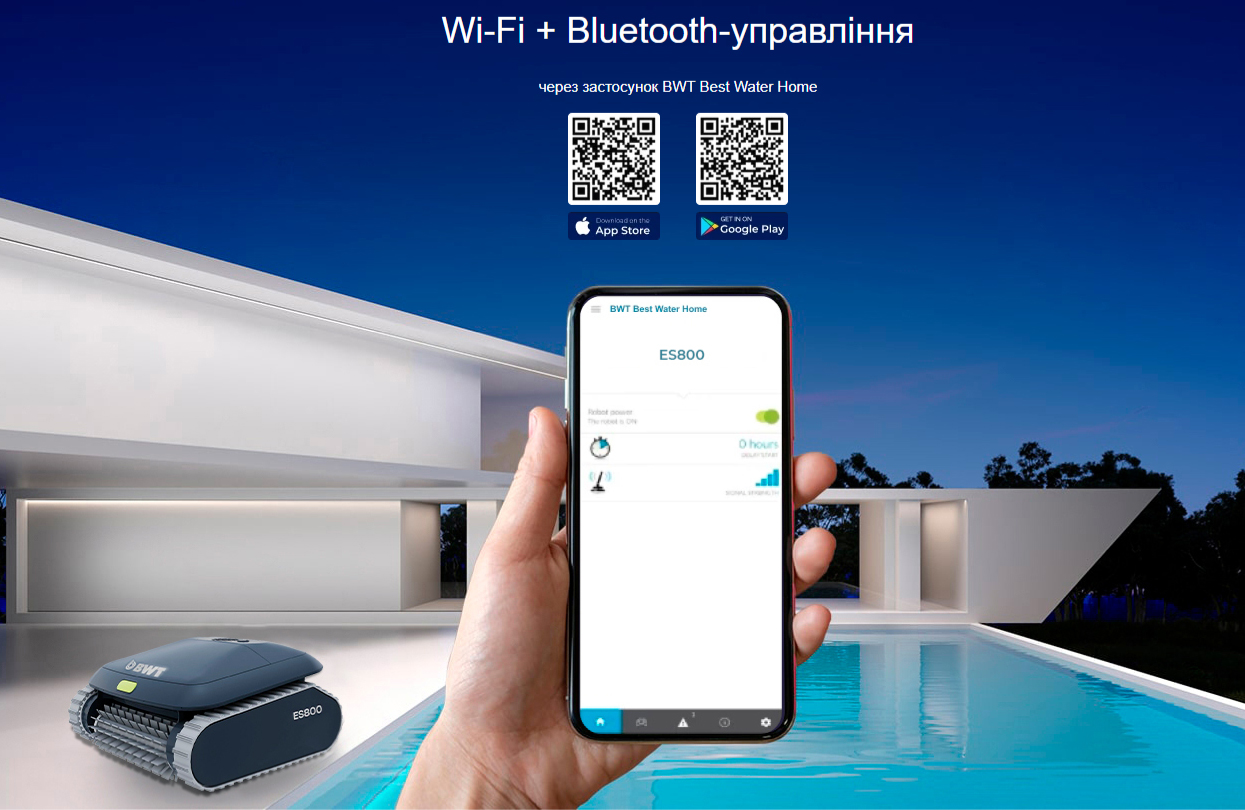 Wi-Fi керування роботом-пилососом