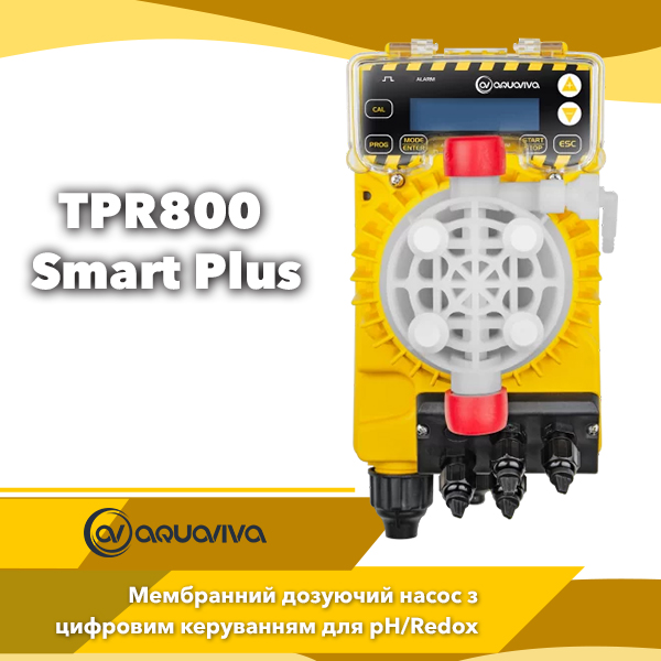 Мембранний дозуючий насос Aquaviva TPR800 Smart Plus pH/Rx