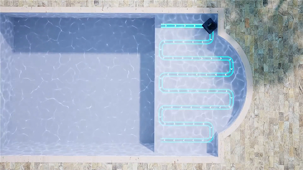 Робот-пилосос Beatbot AquaSense 2 Ultra очищає багаторівневі поверхні басейну