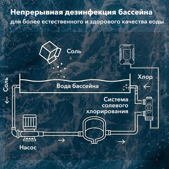 Принцип действия хлоргенератора Bridge SQ Принцип действия хлоргенератора Bridge SQ