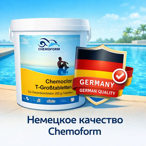 Хімія для басейну Chemoform німецького виробництва