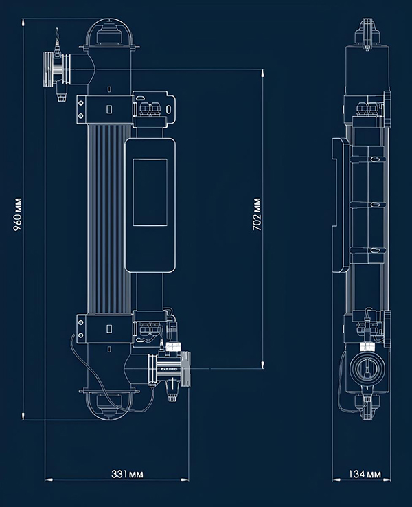 Габаритні розміри Quantum Q-65